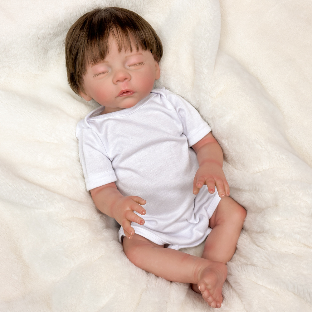 Muñeca de juguete de pulgada entrenamiento tranquilizador para acompañar a jugar pesado, cuñada de la luna de agua puede simular muñeca de enseñanza muñeca de 18 años