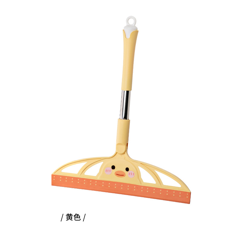 Limpiaparabrisas de dibujos animados pato plegable de vidrio artefacto de limpieza limpiaparabrisas hogar piso raspado eliminación de polvo buen ayudante
