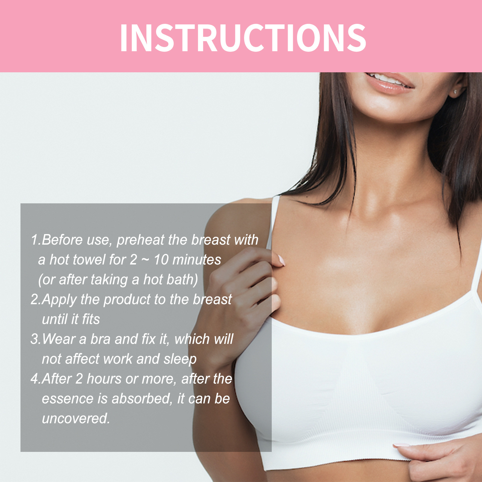 Patch de soins anti-affaissement, de collecte, de raffermissement et de charme pour les protéines de collagène mammaire, nouveauté 2024_voghion.com