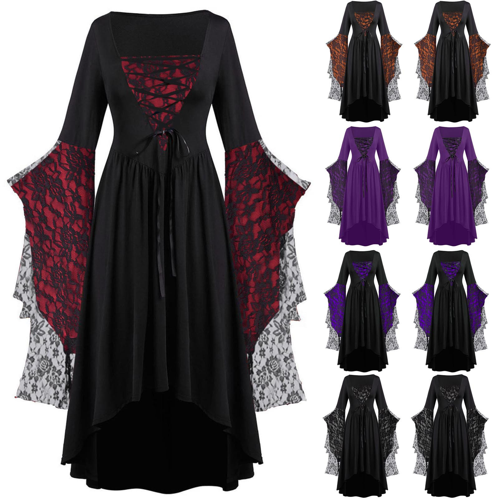 (Cross-border trading), lace dress, Amazon, halloween, European style, cosplay