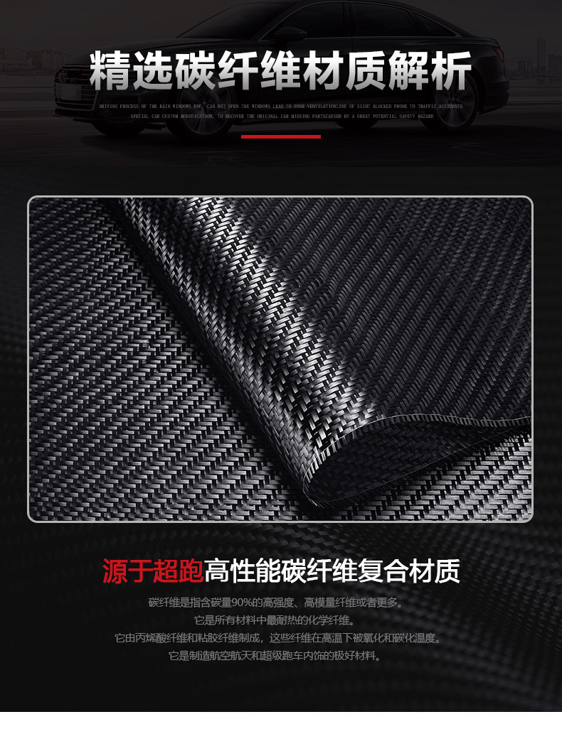 Suitable for Volkswagen Audi Genuine Carbon Fiber Fuel Tank Knob Cover Decorative Sticker Cross-Border Source Factory