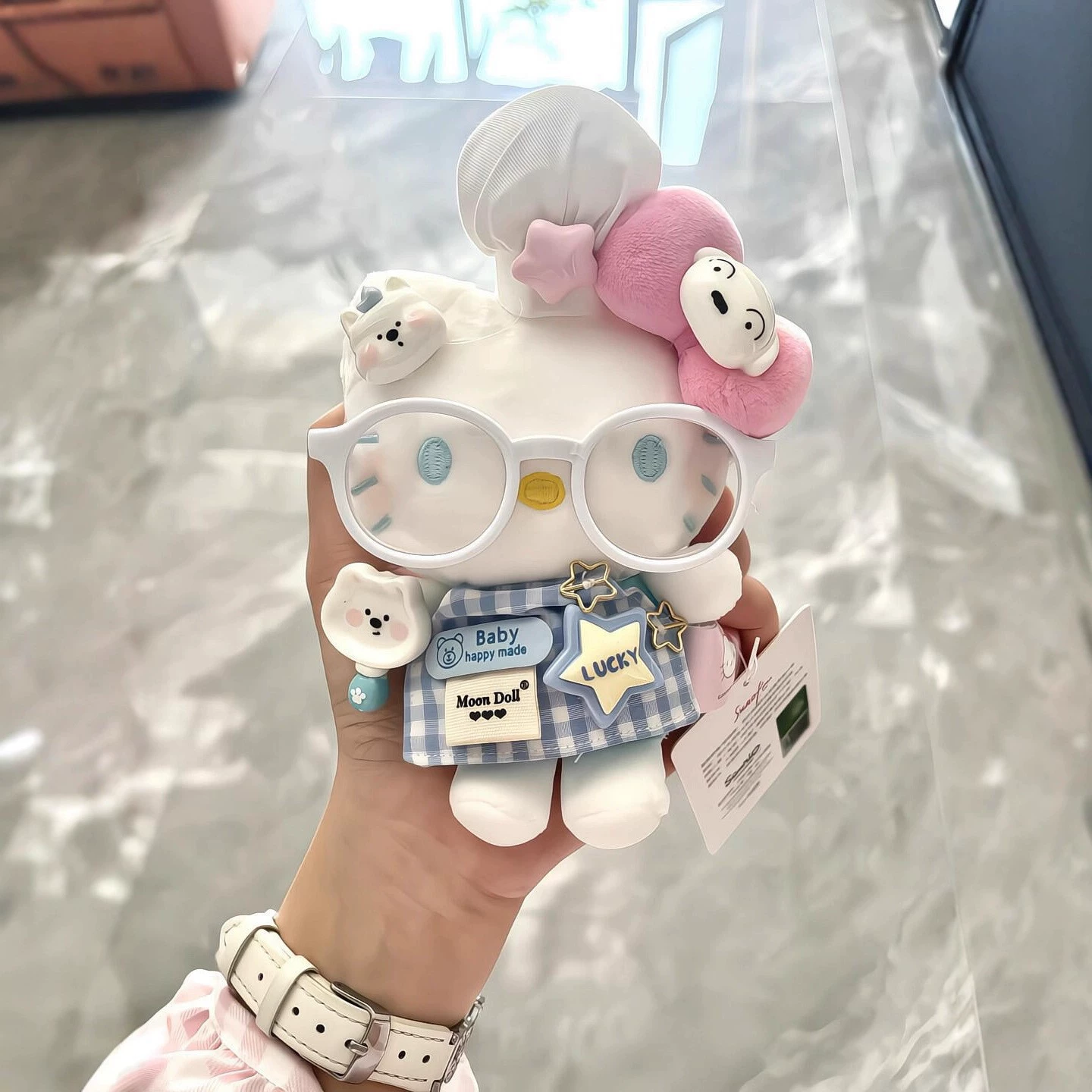 Hello Kitty, sanrio, оригинальная плюшевая кукла, брелок, подвеска