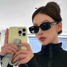 2024韩版方形GM墨镜女款潮高级感网红凹造型时髦圆脸夏季太阳镜男