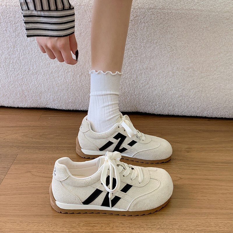 Thick-Soled Height-Increasing Color-Blocked German Training Shoes for Women, 2026 New Spring/Summer Korean Style Versatile Casual Sports Sneakers, Gump Shoes Thick-Soled Height-Increasing Color-Blocked German Training Shoes for Women, 2026 New Spring/Summer Korean Style Versatile Casual Sports Sneakers, Gump Shoes