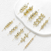 保色爱心十字架蝴蝶结隔珠珠子diy手作手链项链耳饰串珠配件材料