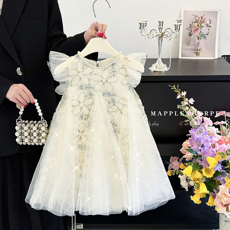 女童夏款鱼尾裙公主裙夏装洛丽塔2026新款儿童装夏季洋气连衣裙现