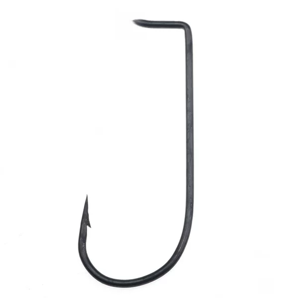 90 degree right angle hook homemade lead head hook round body single hook JIG high carbon steel road Worm Hook Texas crank hook DIY