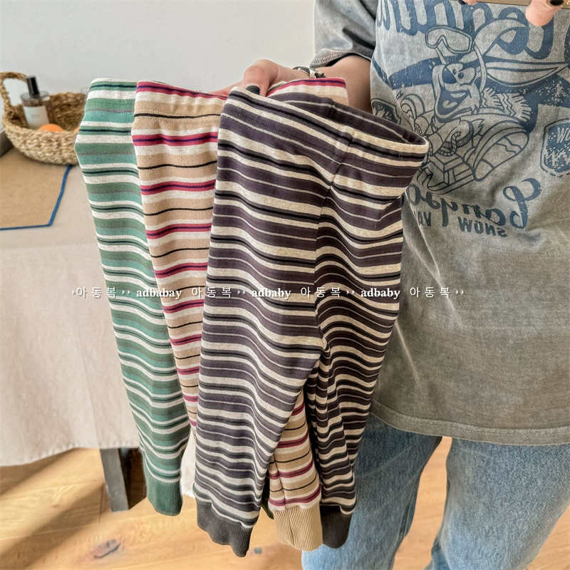 Детские осенние л leggings, брюки, детская одежда, корейский стиль