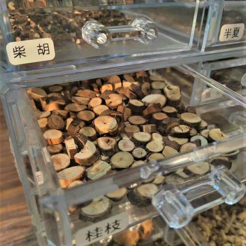 薬用漢方薬キャビネットアクリル漢方薬家庭用引き出し透明小型ボックス収納ボックス引き出しタイプ多層防塵|undefined