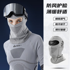冬の新型騎乗マスク男性登山スキー釣り運動首カバー通気防風保温バイクヘッド