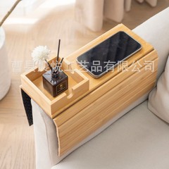 クリエイティブ竹ソファ手すりパレット折りたたみ可能長方形家庭用フルーツお菓子竹ソファ収納パレット