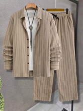 O 45218 Men's Long Sleeve Shirt Pants Set ��ʿ������³���