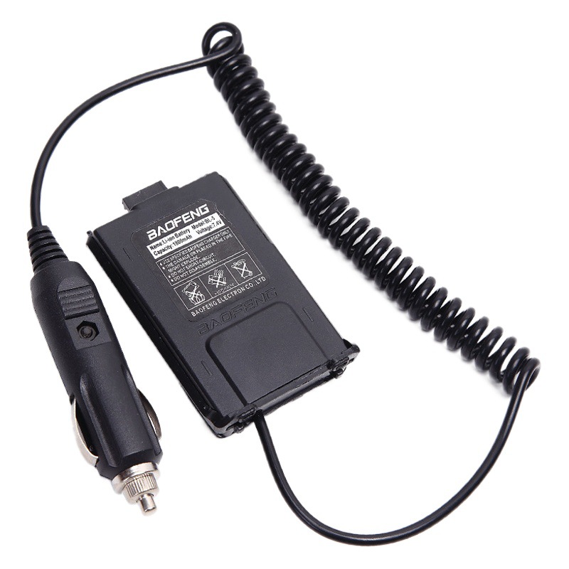 Baofeng UV-5R walkie-talkie cargador de coche baofeng préstamo aparato eléctrico uv5r5RE5RA fabricante lote