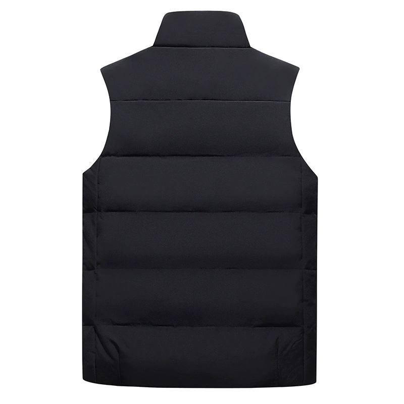 Demi-season vest with down for beloved, jacket, 2021 collection, duck down, increased thickness