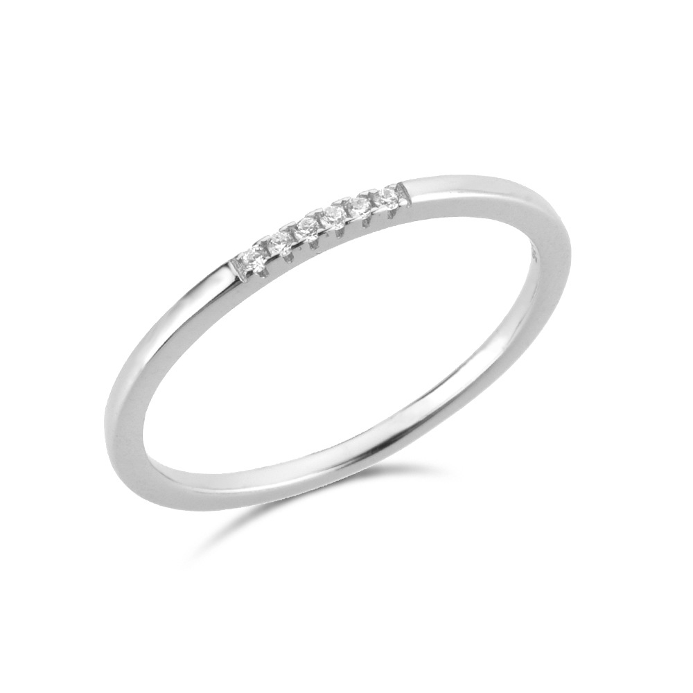 0.05µm-0.08µm Gold Plating Thickness 18K Gold Plated 925 Sterling Silver Geometric Rings