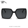 Capacious summer sunglasses, trend lens, glasses solar-powered, city style