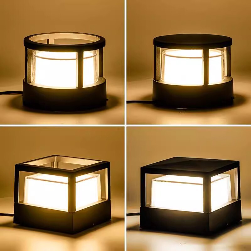 LED outdoor pillar lamp waterproof garden lamp villa gate pillar lamp simple modern wall lamp Park landscape LED outdoor pillar lamp waterproof garden lamp villa gate pillar lamp simple modern wall lamp Park landscape