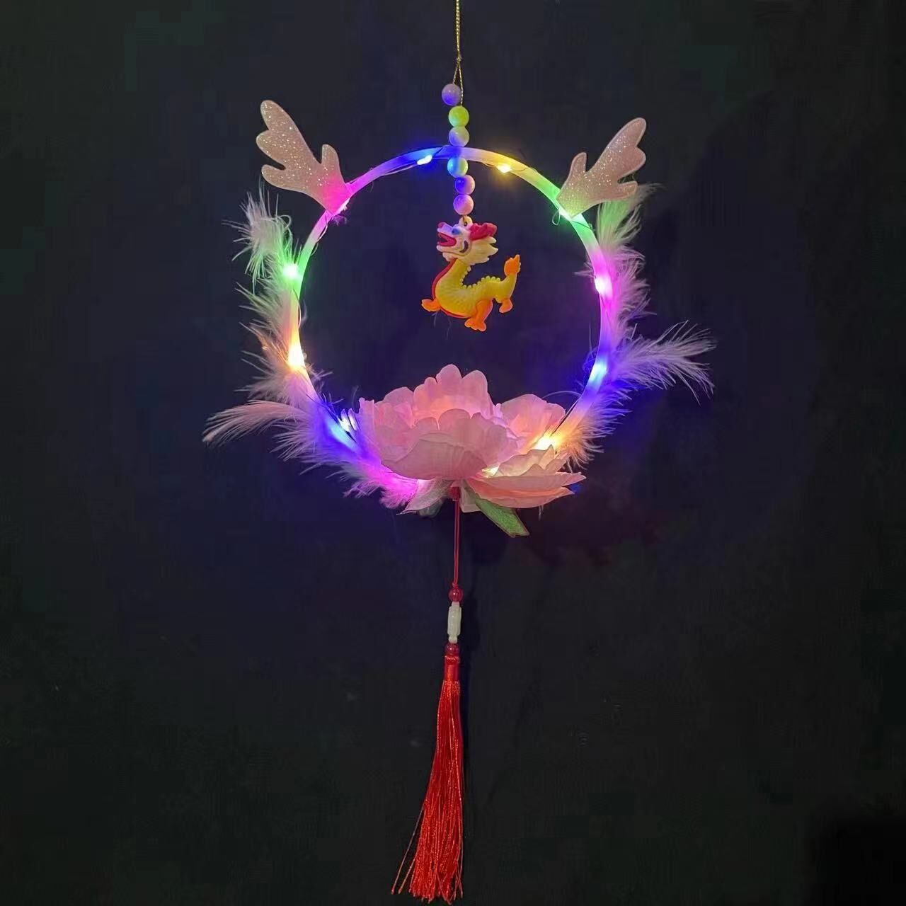 Longjiao 랜턴-핑크 랜턴