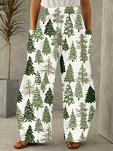 I 20895 Floral Print Pocket Pants ����ӡ���Lѝ �羳�W��