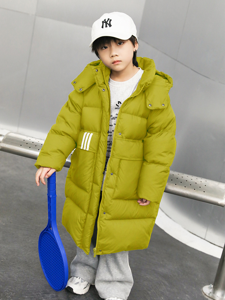 Children's winter velvet down jacket for boys