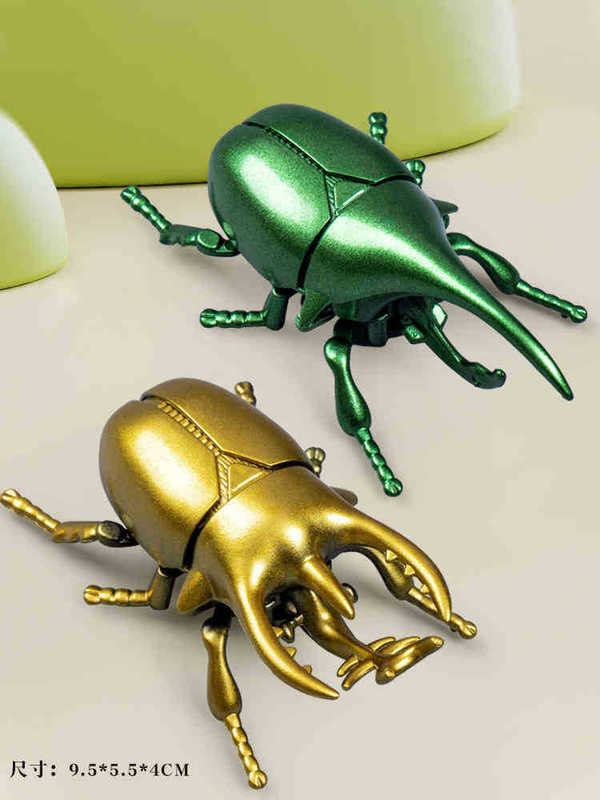 クリエイティブゼンマイカブトムシおもちゃ昆虫カブトムシシミュレーション動物ユニコーンカブトムシ機械モデル子供のおもちゃ|undefined
