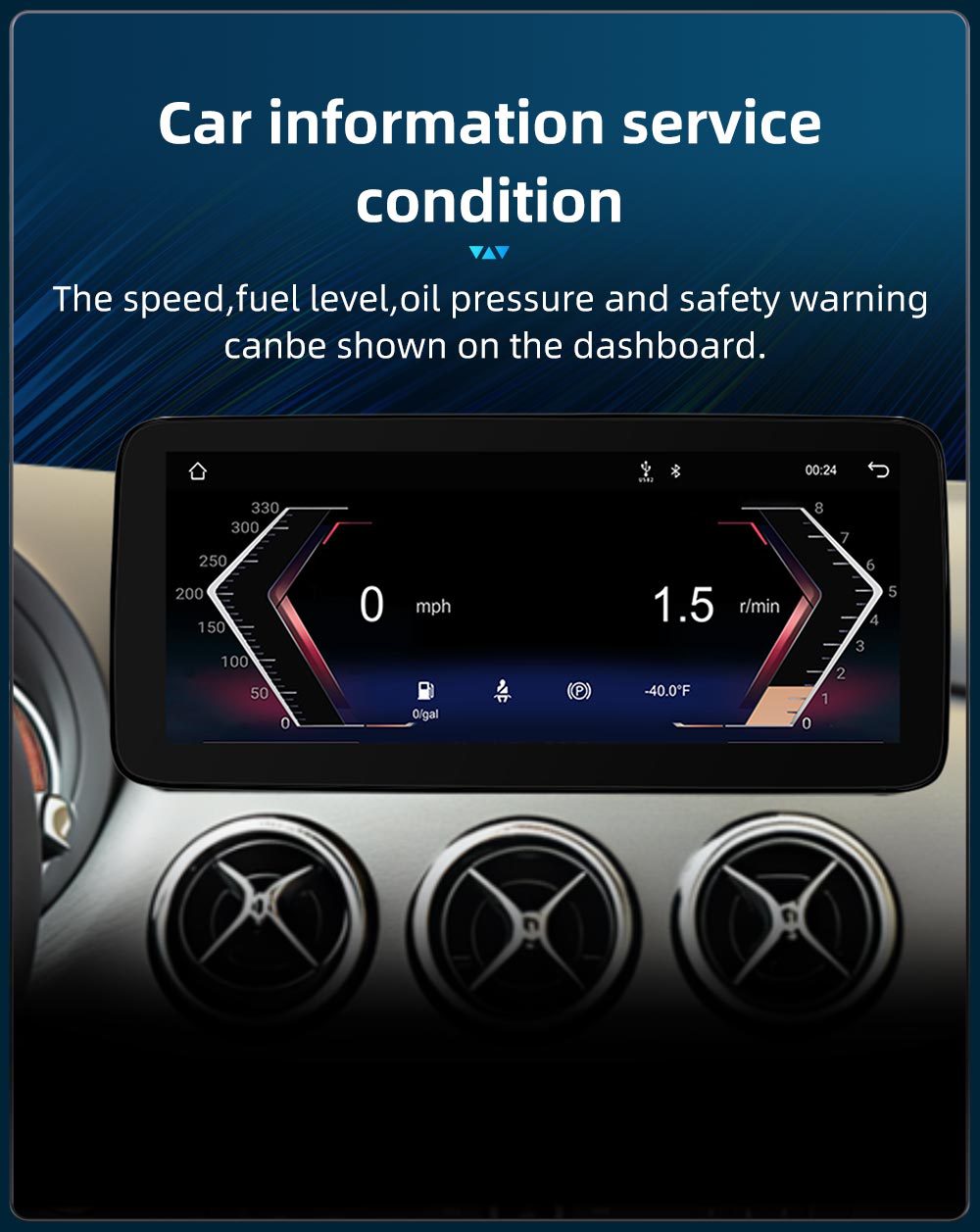 Car-Mounted Central Control Large-Screen Navigation Carplay Player Suitable for Mercedes-Benz B-Class W242 W246