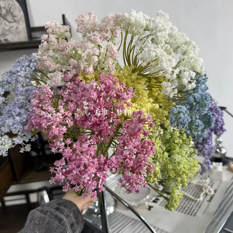 仿真大蕾丝花小清新自然风 家居装饰仿真花婚庆户外布置摄影道具