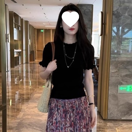 时尚套装裙女2025夏季新款洋气显瘦冰丝针织上衣半身裙气质两件套|undefined