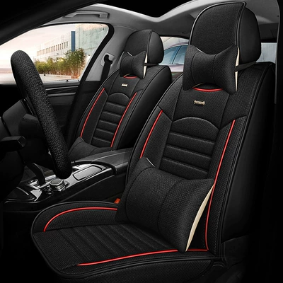 Four Seasons Pad linen fabric seat cushion car