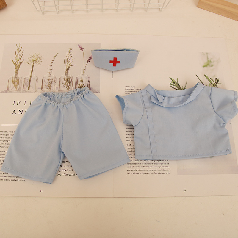 Spot doctor bata blanca traje quirúrgico 30cm traje bebé muñeca muñeca ídolo estrella muñeca