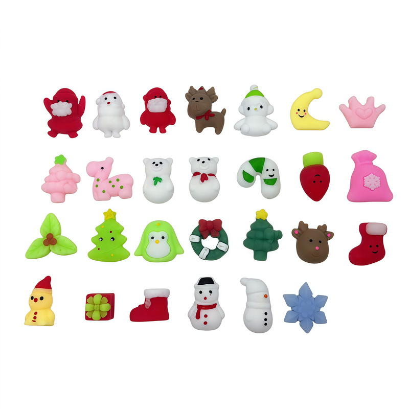 Cross-Border Hot-Selling Christmas Stress-Relief Toys, Christmas Squishies, Cute Dumpling Toys, Wholesale from the Manufacturer Cross-Border Hot-Selling Christmas Stress-Relief Toys, Christmas Squishies, Cute Dumpling Toys, Wholesale from the Manufacturer