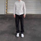 AUTICUP Machete bootcut Summer Texture Cool Sense Loose Micro Straight Leg Slimming Long Casual Trousers
