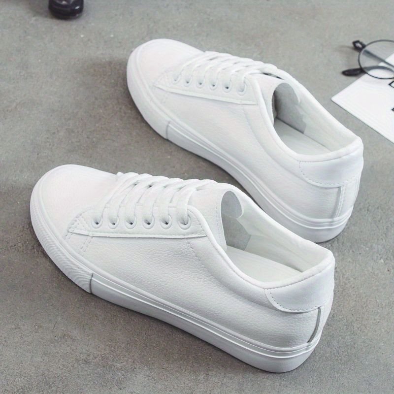 White Shoes for Women, Breathable, 2024 Spring New Style, Versatile Basic Flat-Soled Sports Student Shoes, Casual Shoes, Running Shoes for Women White Shoes for Women, Breathable, 2024 Spring New Style, Versatile Basic Flat-Soled Sports Student Shoes, Casual Shoes, Running Shoes for Women