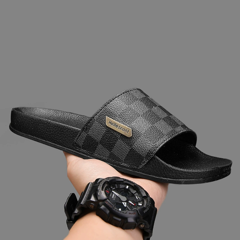 Новые мужские тапочки для путешествий, летняя верхняя одежда, персонализированные модные мужские тапочки, повседневные дышащие сандалии, дропшиппинг