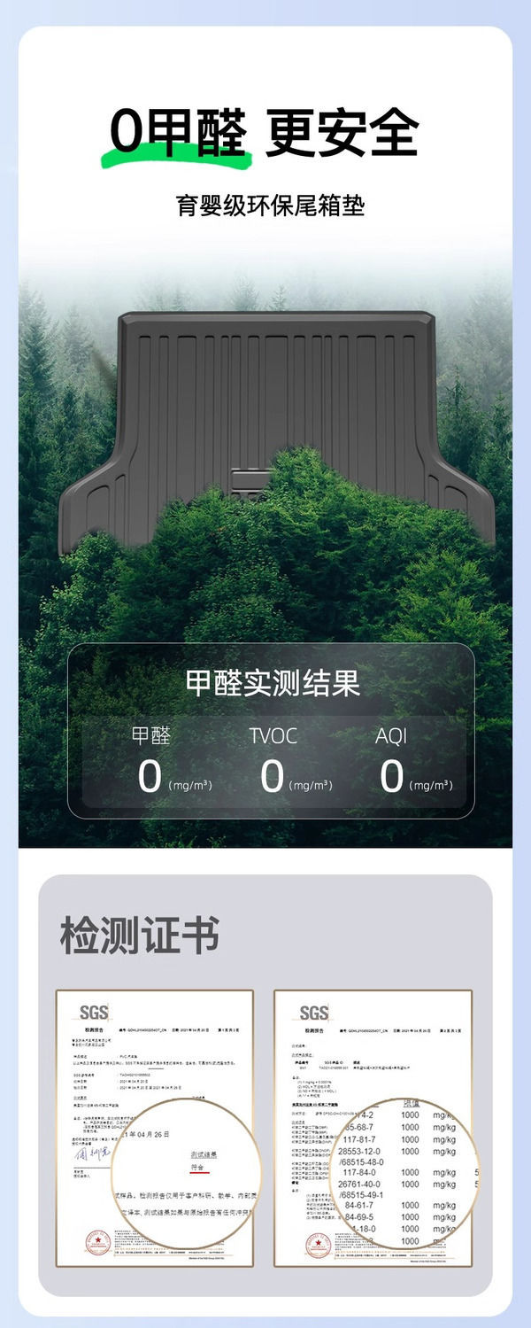Suitable for Changan CS55PLUS Trunk Mat 24 TPE Surrounded by the Third Generation Trunk Mat Decorative Interior New