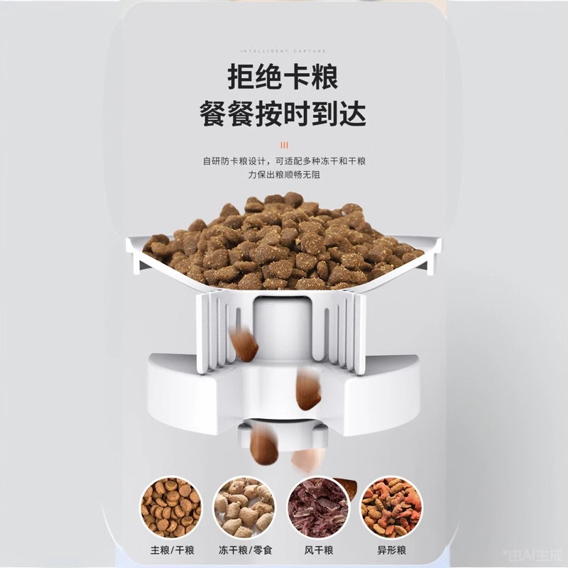 Cubo de Rubik Alimentador inteligente para mascotas Alimentador automático para gatos Tiempo de comida para gatos Aplicación inteligente cuantitativa Cuenco para gatos Cuenco para perros
