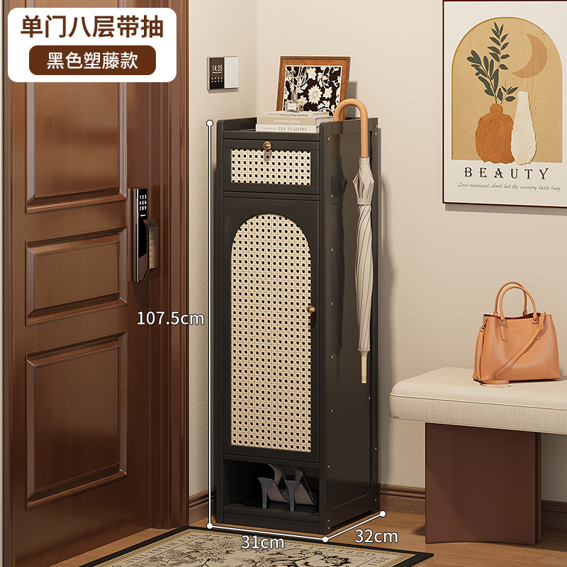 新款家用门口收纳鞋柜省空间窄款入户多层简约鞋架室内简易鞋架子|undefined