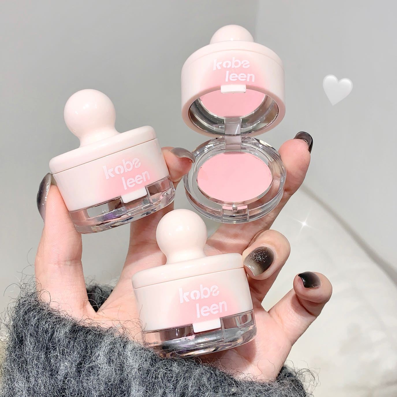 kobeleen jar vitalidad blush matte niebla veludo baja saturación de color extrañado no es fácil de volar polvo rosa femenina