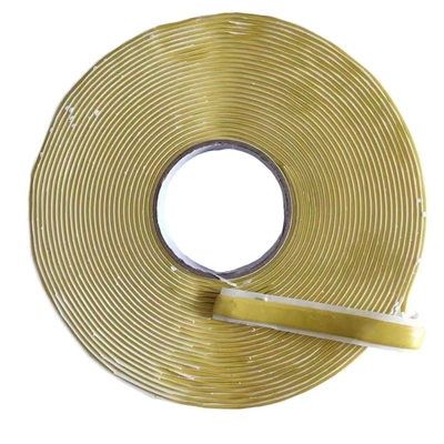 Butyl sealing strip yellow high temperature RTM/FRP vacuum diversion consumables auxiliary rubber sealing strip