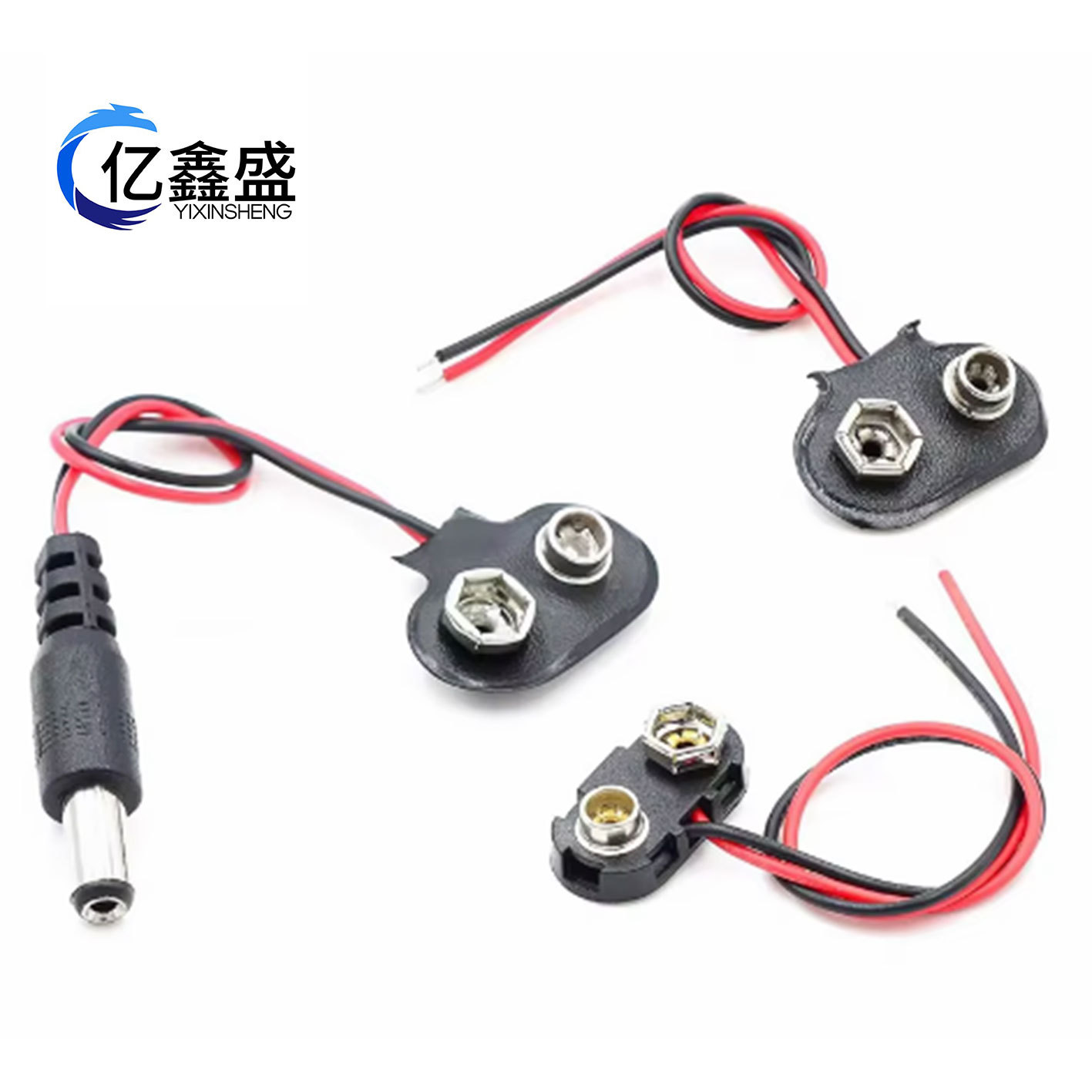 9V 电池扣 兼容UNO 2560 DUE dc3.5母头 电源转换头