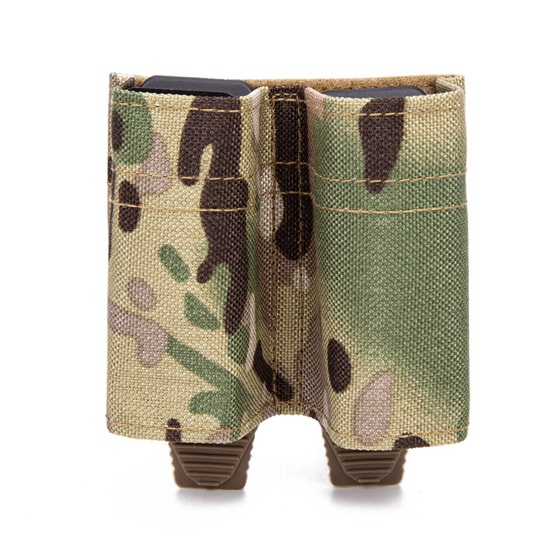 Fast Double 9mm Functional Magazine Bag Molle Plug System Tactical Glock Universal Set 1000D Nylon