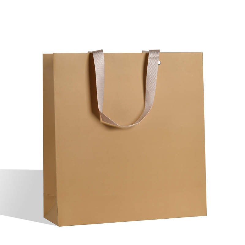 Nueva bolsa de regalo de tarjeta blanca de alta gama, bolsa de lujo ligera, bolsa de mano, logotipo, bolsa de compras de alta calidad, tienda de ropa de mujer image 10
