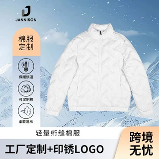 2025年跨境冬季新款立领防风简约保暖棉服宽松休闲保暖夹克批发