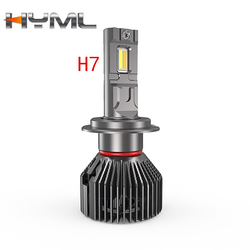 Faros LED de automóvil H4, H7 doble tubo de cobre L9 luz inteligente de alta potencia actualización de alta luminosidad 9005