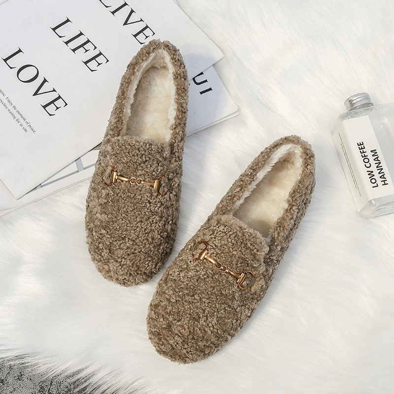 Winter universal fleece shoes platform, 2023, plus size