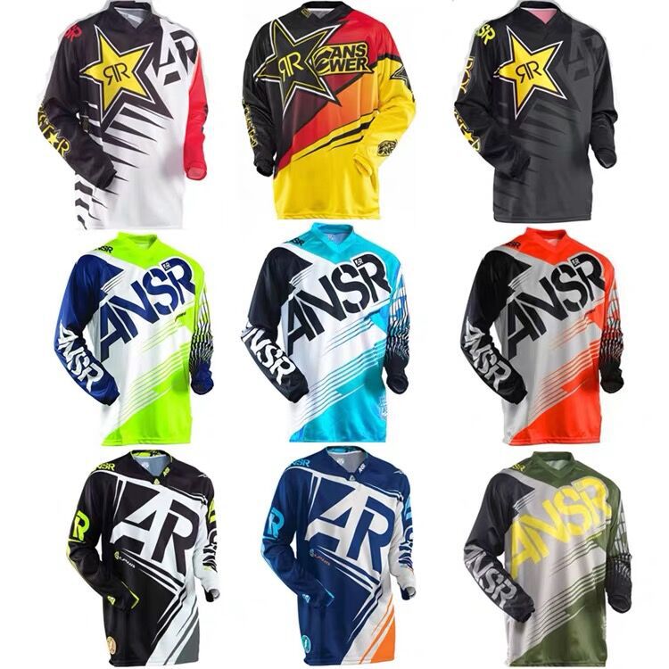 New cycling clothing off-road motorcycle clothing summer breathable men's long T-shirt racing clothing downhill clothing manufacturers direct supply