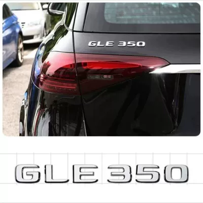 Car logo lettering, rear badge modification - standard-gle350-original-car-model