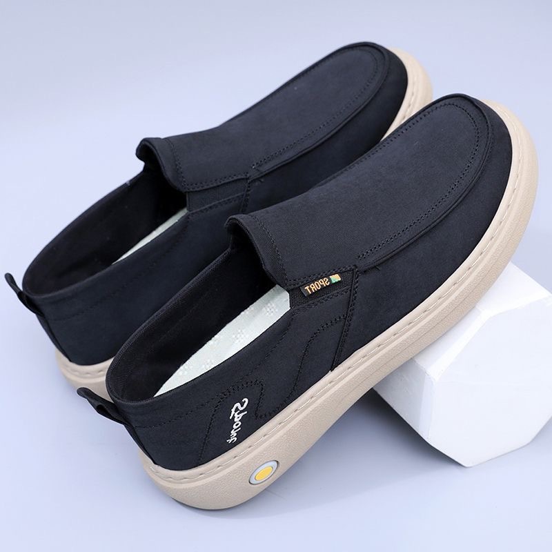 Zapatos de hombre de verano nuevos zapatos casuales transpirables zapatos de lona cómodos con suela suave simple y versátil viejos zapatos de tela de Beijing
