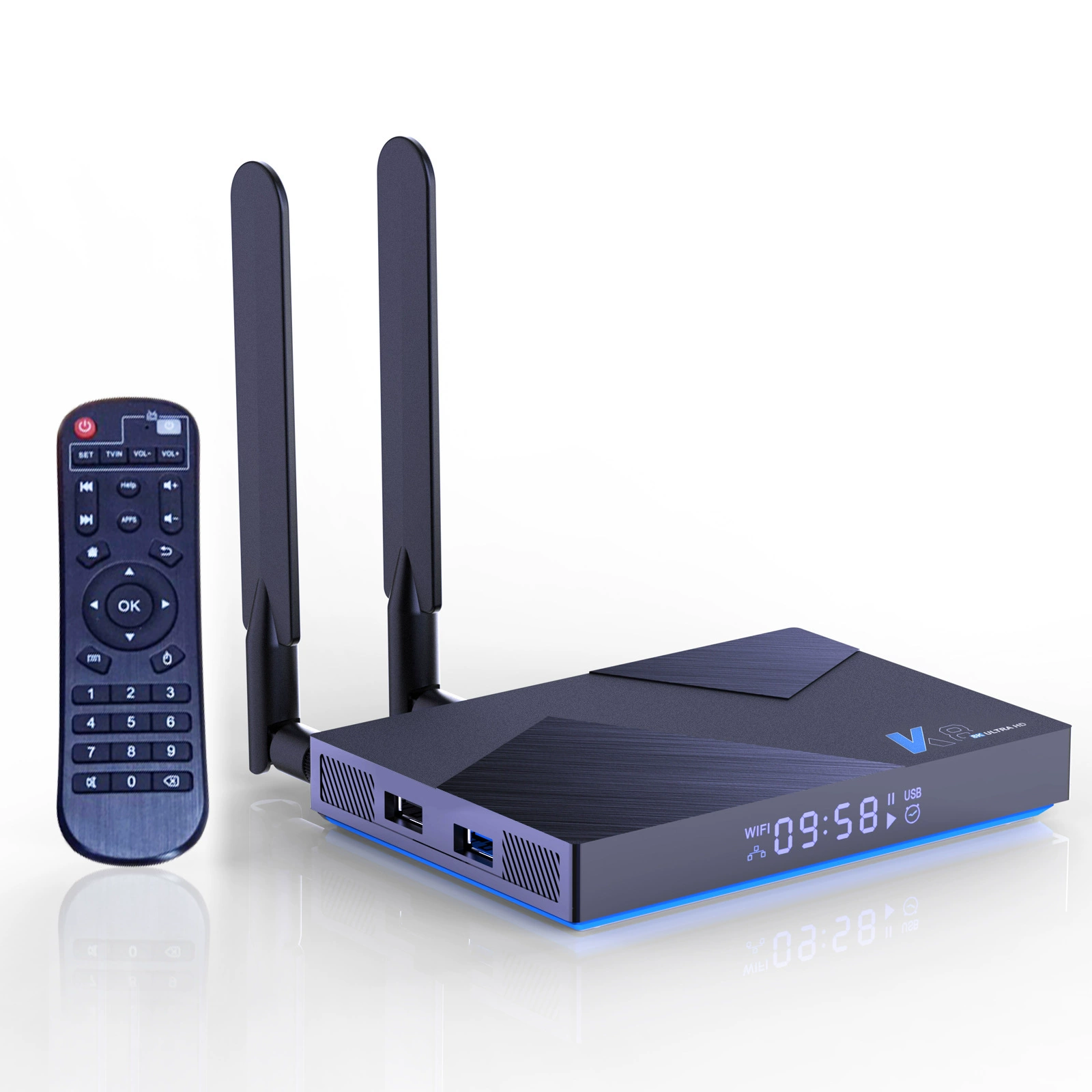 RK3588 высокоскоростной сетевой топ-бокс Android 12 гигабитный 8K2.4G/5G двойной WIFI6 Bluetooth tv бокс