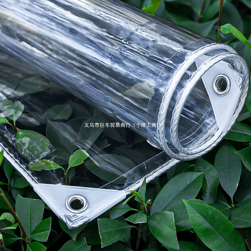 Прозрачная непроницаемая ткань водонепроницаемая ткань ПВХ пластиковая ткань балкон закрытая ветрозащитная ткань